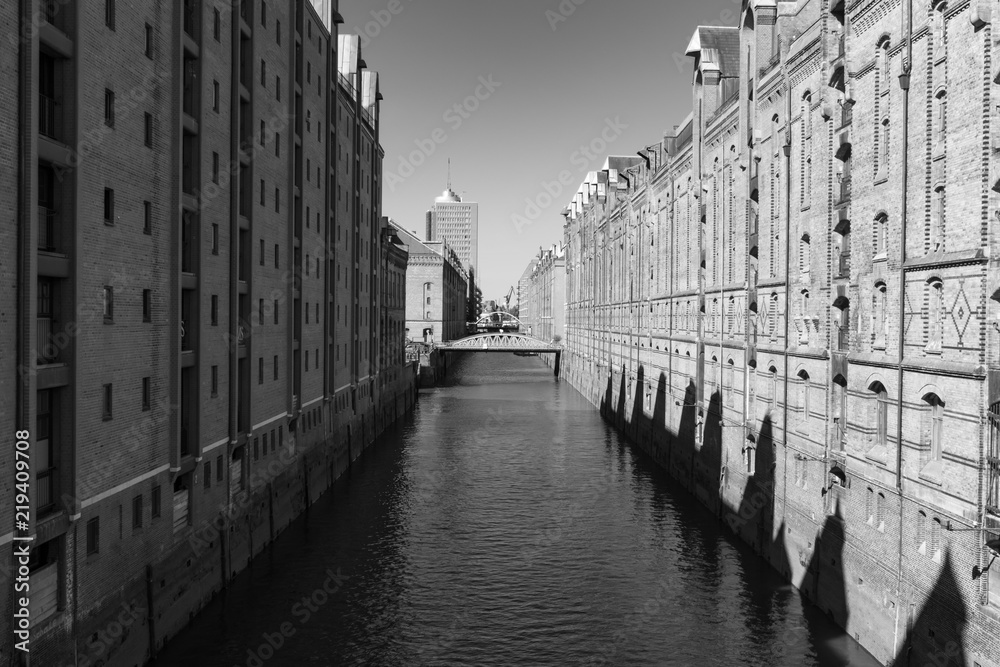 Fototapeta premium Speicherstadt Hamburg Hafen City, Germany