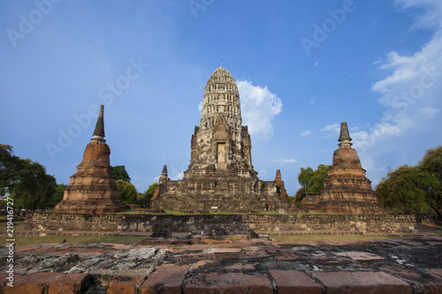 Wat Chaiwatthanaram is pagoda buddhist temple in the city of Ayutthaya Historical Park.Unesco.