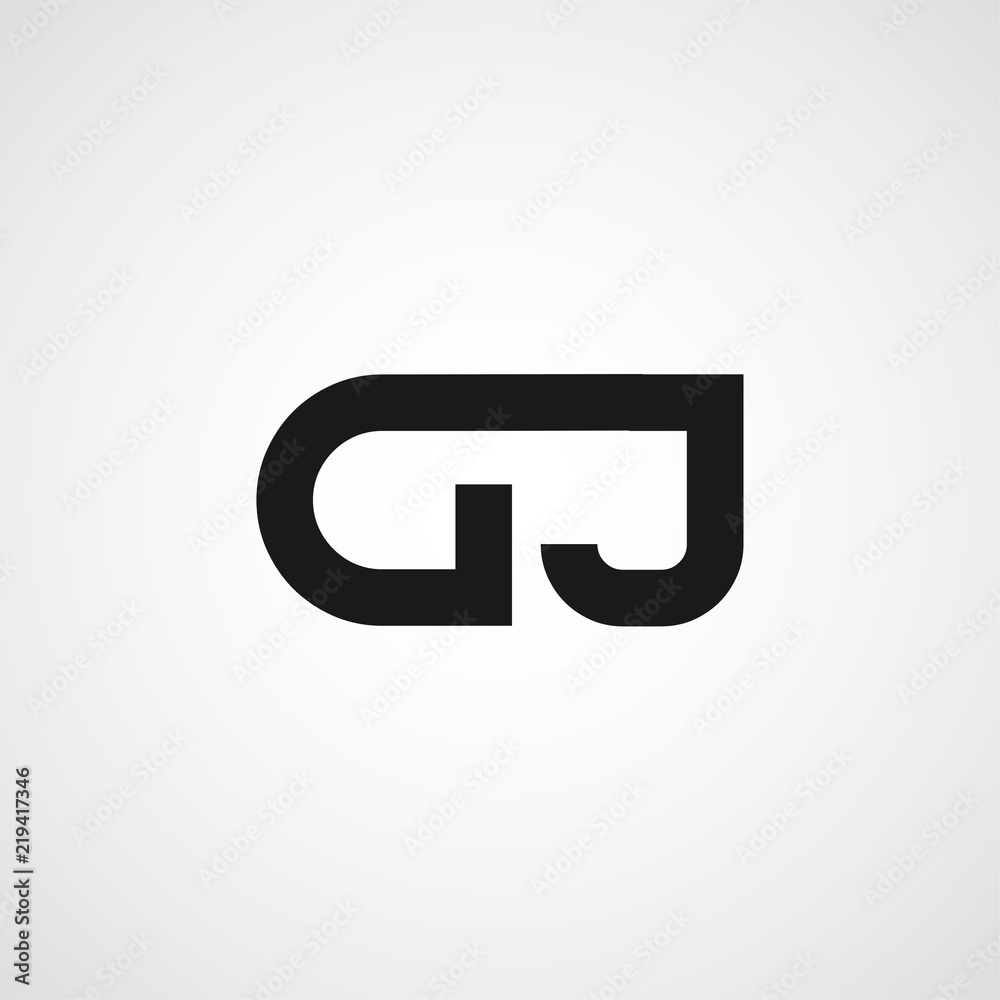 Initial Letter DJ Logo Template Design Initial Letter DJ Logo Template Design