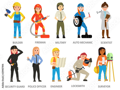 Women hard working in man's job