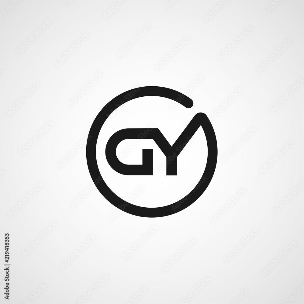 Initial Letter DY Logo Template Design Initial Letter DY Logo Template Design