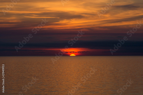 海に沈む夕陽 © kinpouge