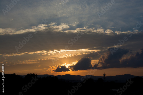 美しい夕焼け空