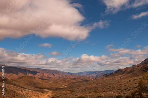 Landscape on road to Weltevrede  Prince Albert  South Africa