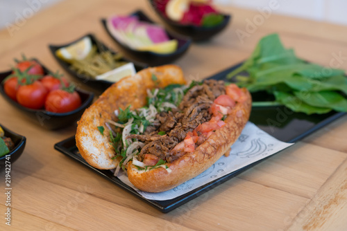 Tantuni, Traditional Turkish Food from Mersin, Beef, Sliced Kebap