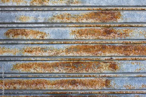 Rust on metal sheet texture