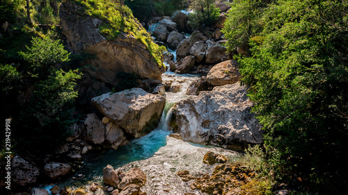 pure mountain waterfall