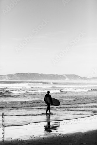 Surf en Salinas, Asturias.