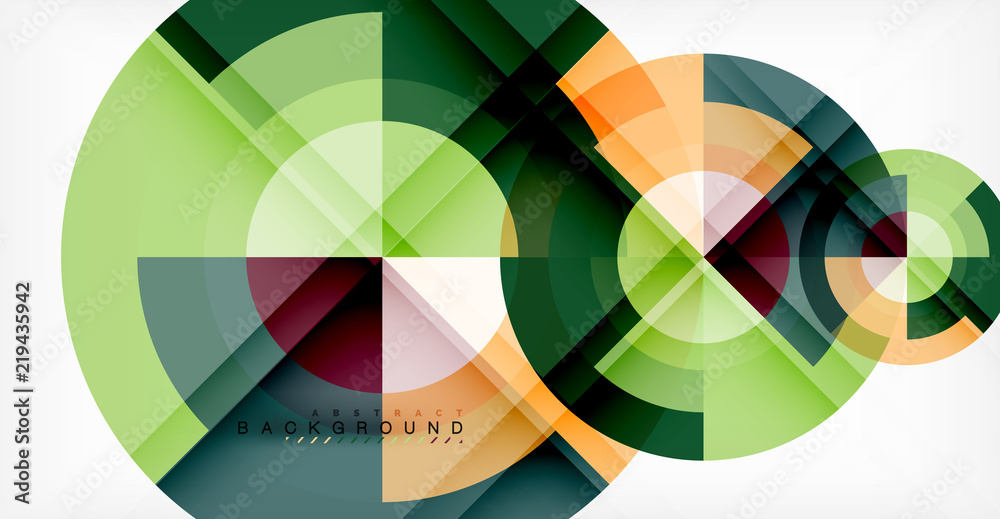 Vector circle abstract background Vector circle abstract background