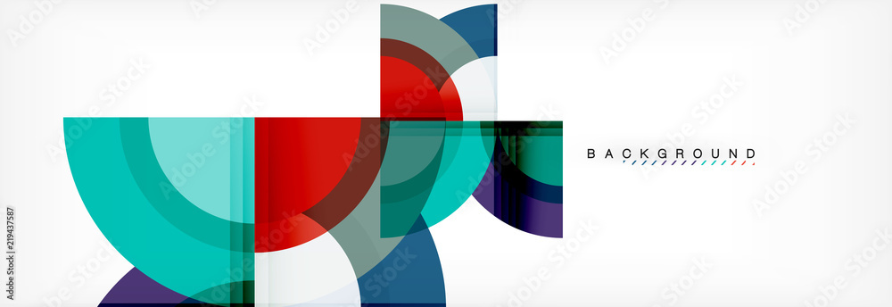 Vector circular geometric abstract background Vector circular geometric abstract background