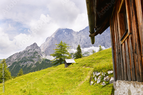 Neustattalm - traditional Austrian mountain village close to Dachstein, Austria. photo