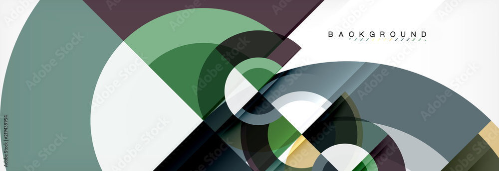 Fototapeta premium Vector circular abstract background