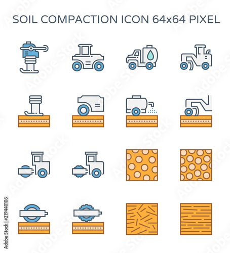 soil compaction icon