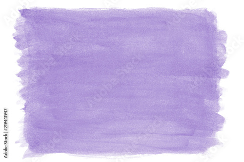 Obraz na płótnie hand-painted purple lilac watercolor texture background