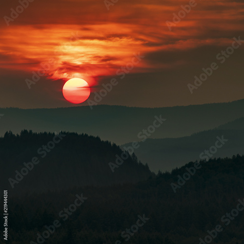 Fire in the sky