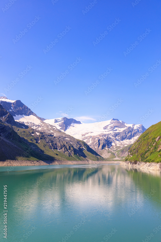 Alpine water reservoirs - Mooserboden