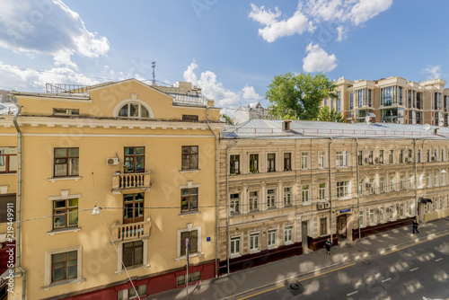 Old residential buildings in the historical center of Moscow
 photo