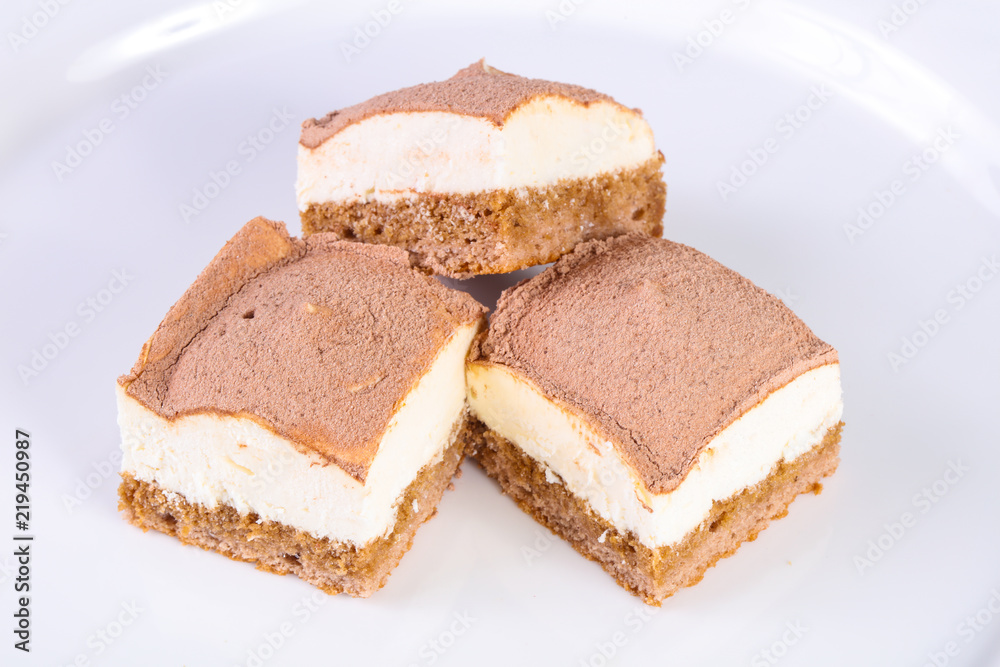 Cake with cream Cake with cream