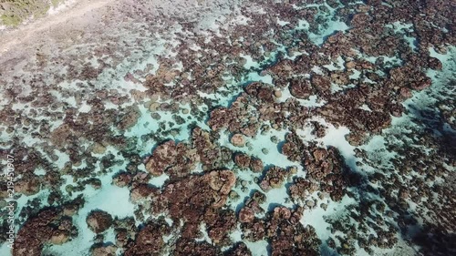 Taha and Bora Bora aerial view panorama landscape French Polynesia photo