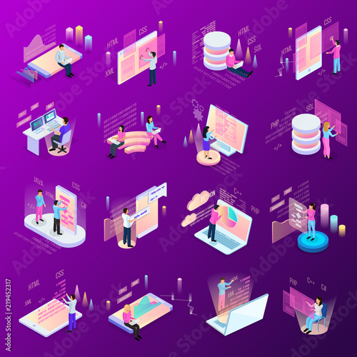 Freelance Coding Icon Set