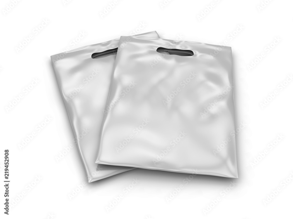 Blank Patch Handle Carrier plastic bag for mock up design. Blank Patch Handle Carrier plastic bag for mock up design.