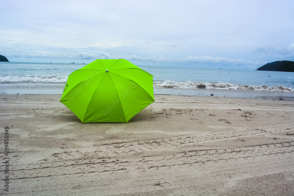 Umbrella on the Seashore