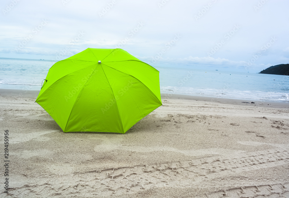 Umbrella on the Seashore