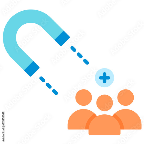 Customer Attraction Flat illustration
