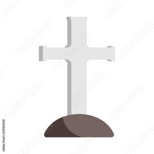 Grave Flat illustration
