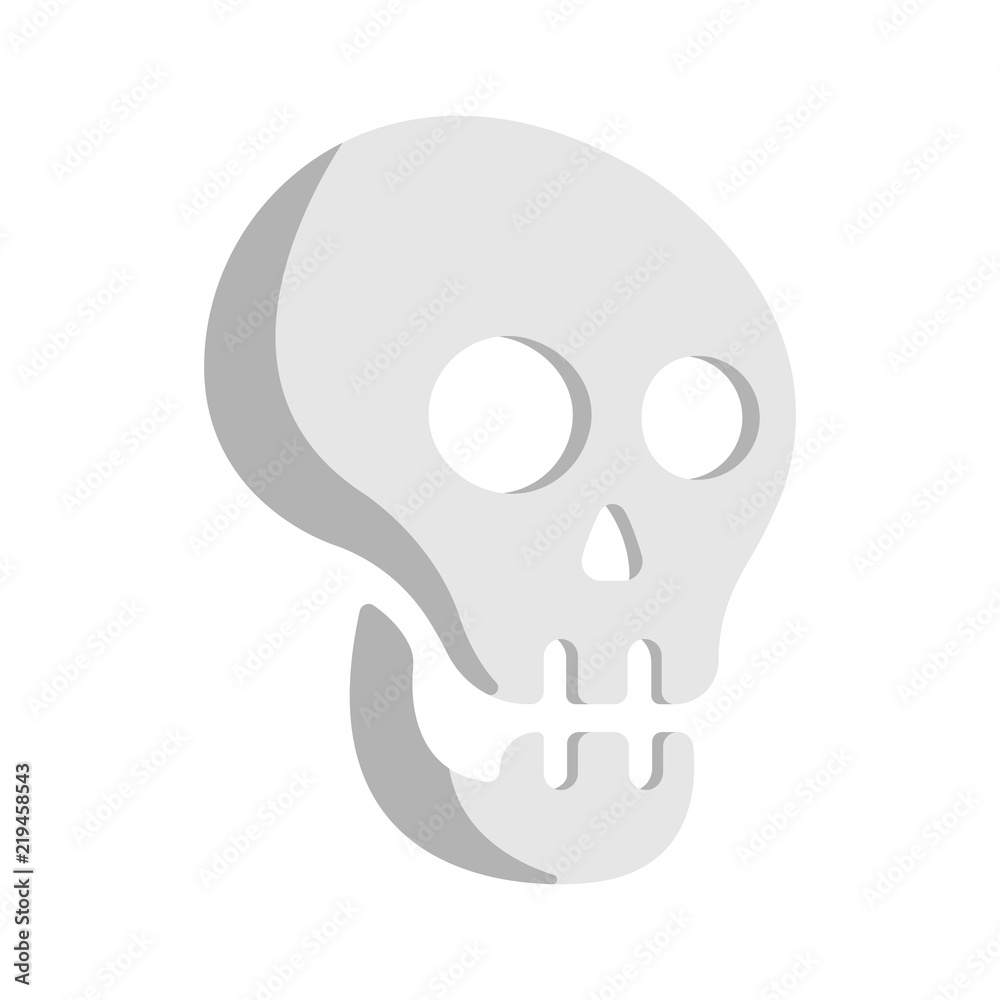 Skull Flat illustration