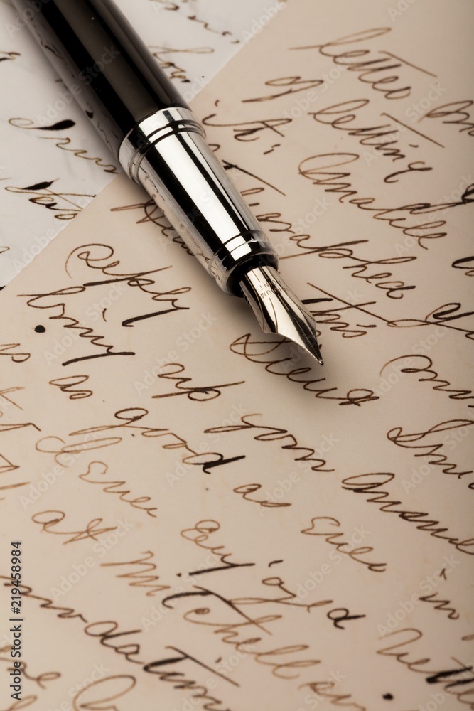 Fototapeta premium Writing.