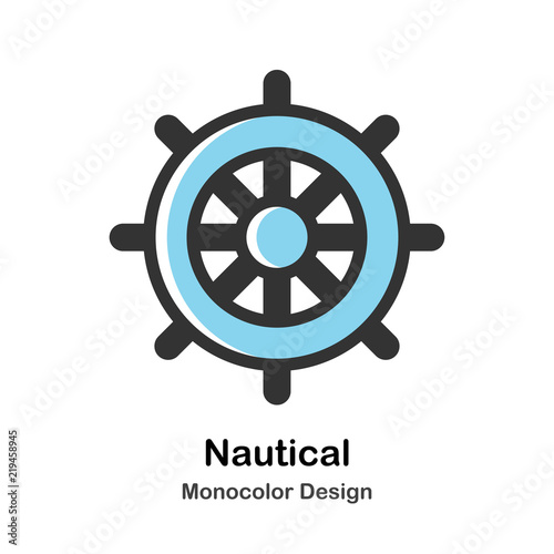 Nautical Monocolor Illustration