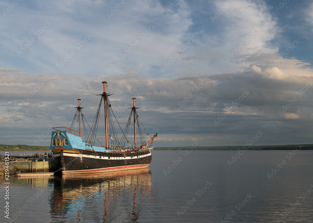 Ship Hector replica ship docked in historic Pictou, Nova Scotia Ship Hector replica ship docked in historic Pictou, Nova Scotia