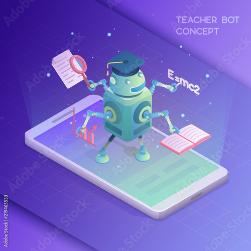 Teacher bot concept.