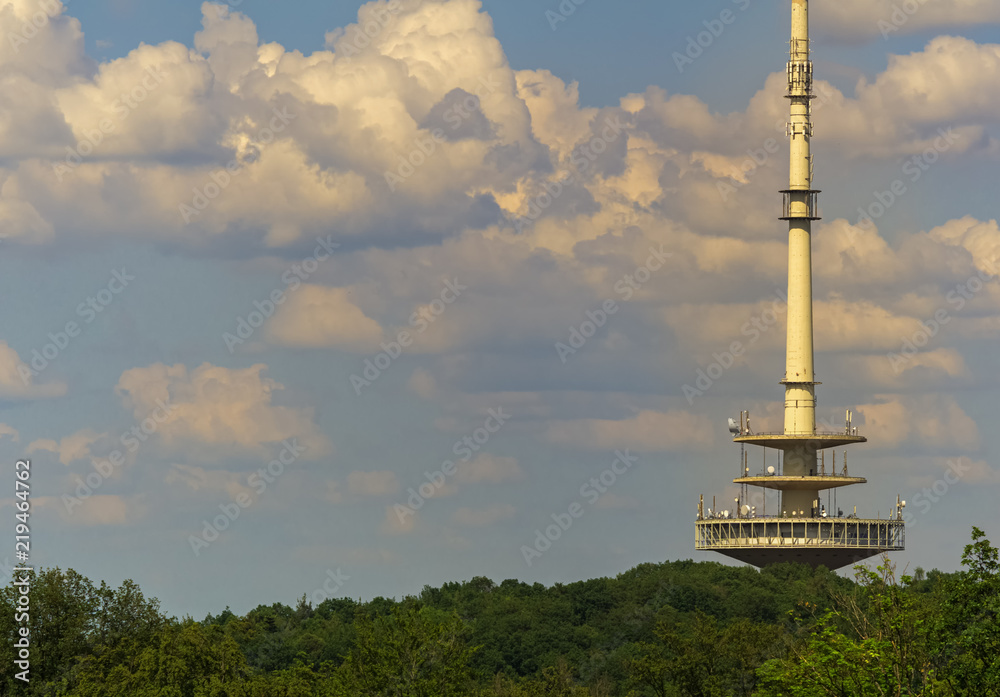 Obraz premium The radio tower in Stuttgart