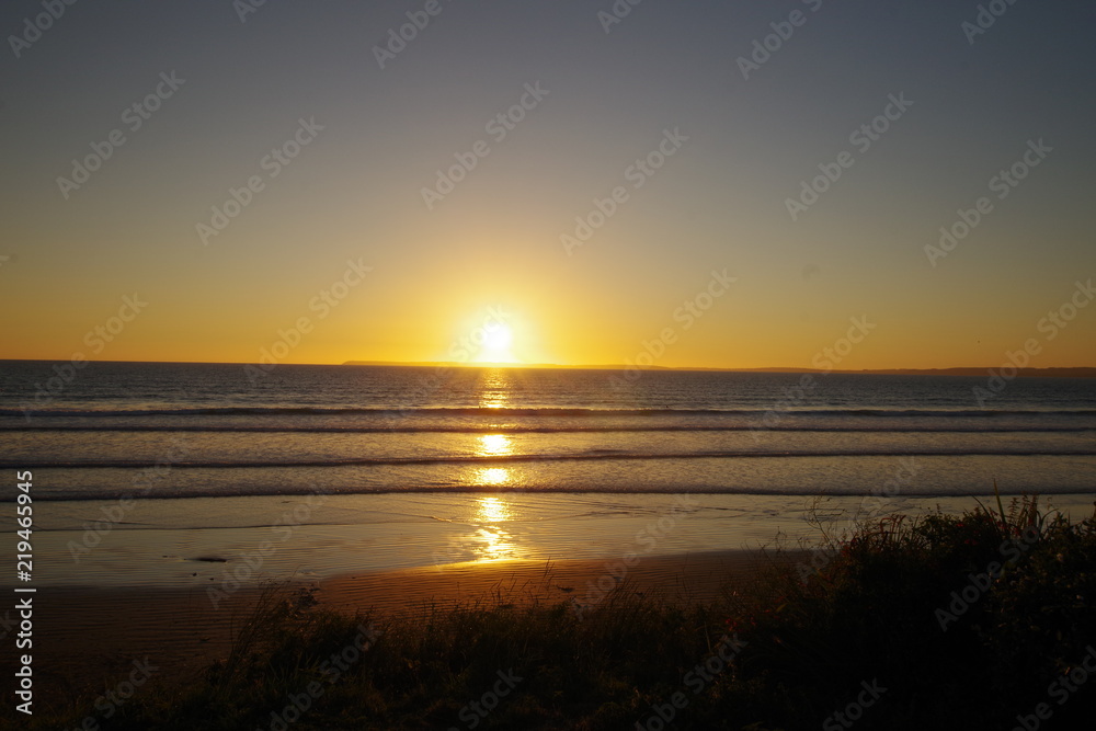 Repos du coucher de soleil