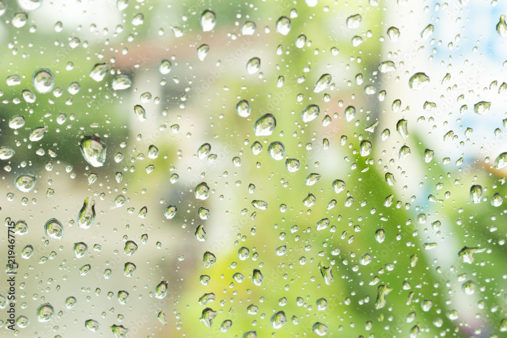 custom made wallpaper toronto digitalwater drops on car  window glass