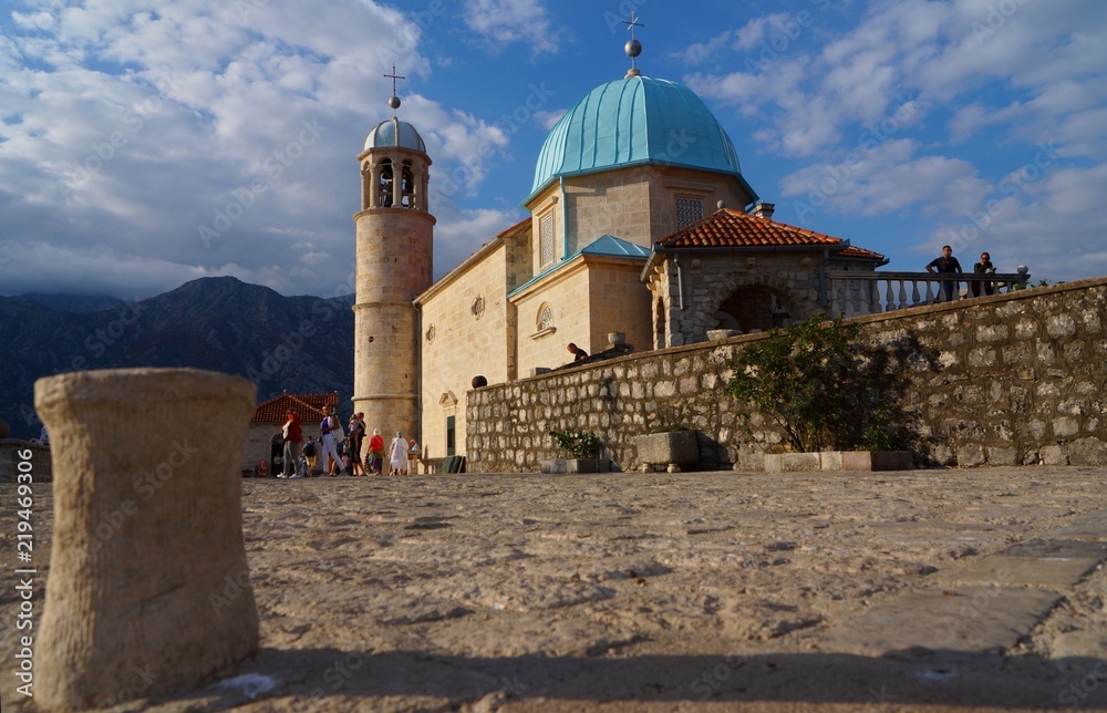 Sveti Juraj church on island, Kotor Bay, Montenegro