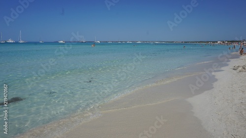 Vistas a playa paradis  aca en Mallorca  Es Trenc 