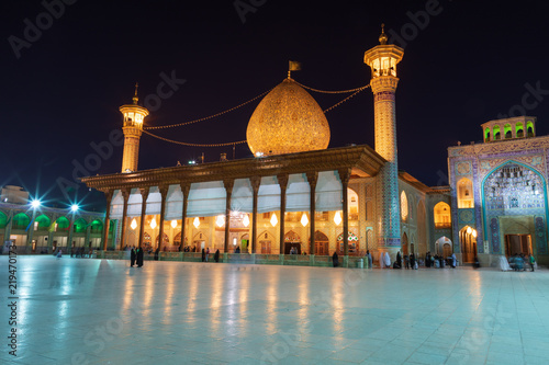 Islamic Republic of Iran. Shiraz. Shah Cheragh, Holy Shrine and Pilgrimage spot. Funerary monument and mosque complex. Tombs of brothers persecuted for being Shia Muslims.