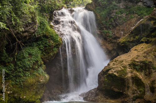 Vintgar-Klamm (Blejski vintgar) in den Jülischen Alpen, Slowenien