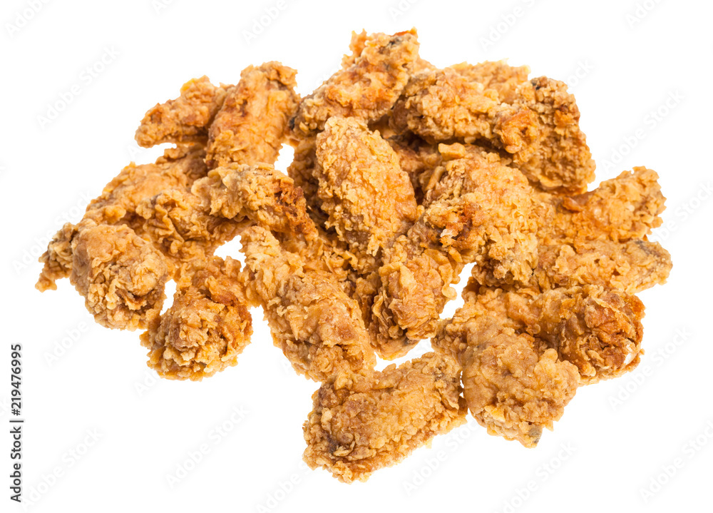 pile of crispy batter deep-fried chicken wings pile of crispy batter deep-fried chicken wings