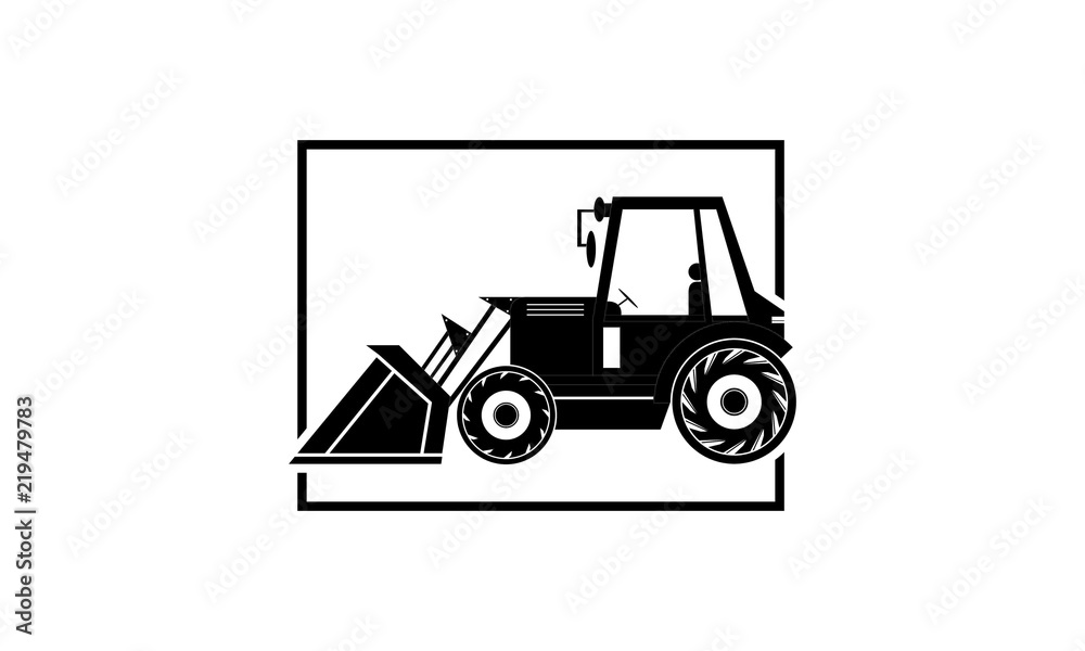 Buldozer vector