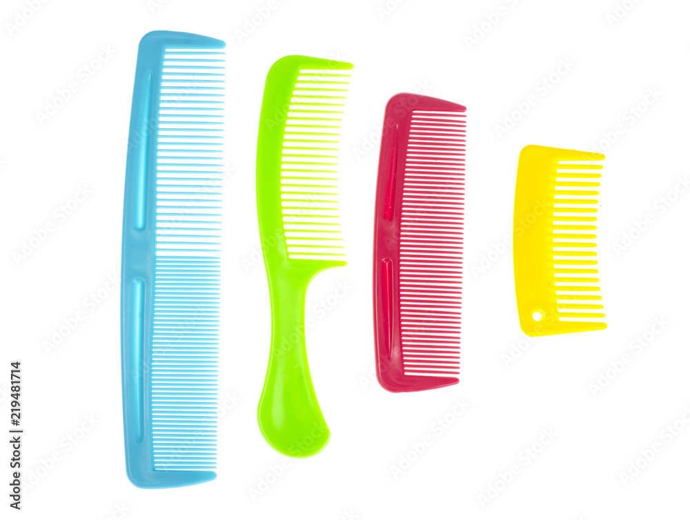 Set of color comb hair Set of color comb hair