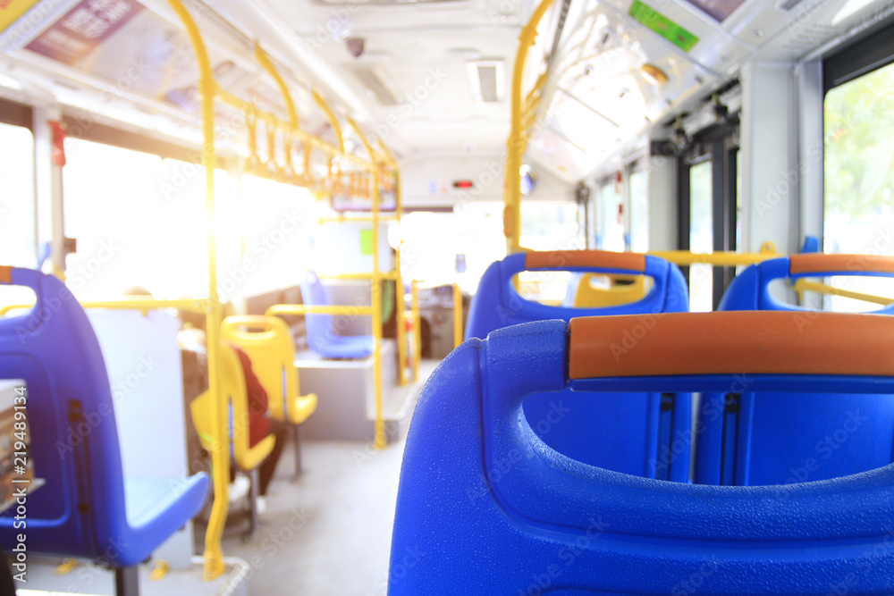 Urban bus interior