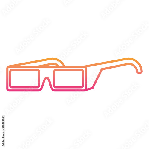 degraded line 3d glasses object cinema entertainment
