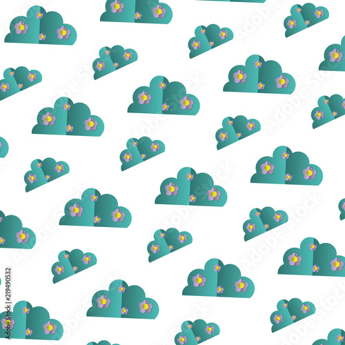 nature bush plant with flowers background