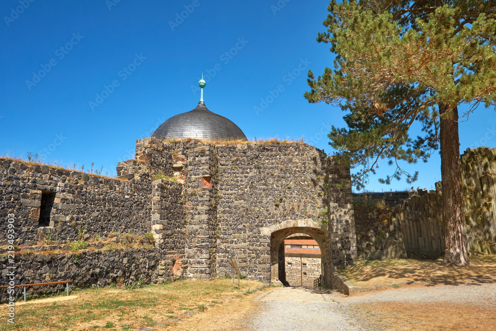 Entrance to Stolpen fortress in Saxony, Germany
