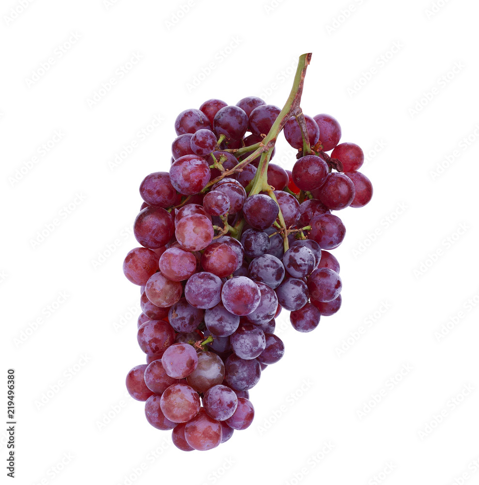 seedless grapes isolated on white background seedless grapes isolated on white background