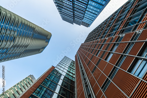 architectural complex against sky in downtown city  china